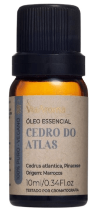 Via Aroma Óleo Essencial Cedro do Atlas 10ml