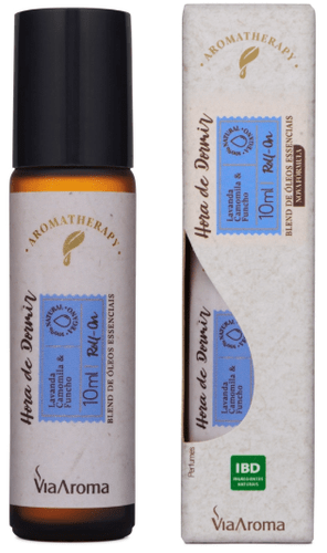 Via Aroma Roll-On Blend Óleos Essenciais Hora de Dormir 10ml