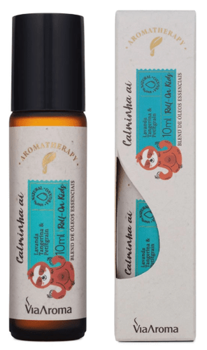 Via Aroma Roll-On Blend Óleos Essenciais Kids Calminha aí 10ml