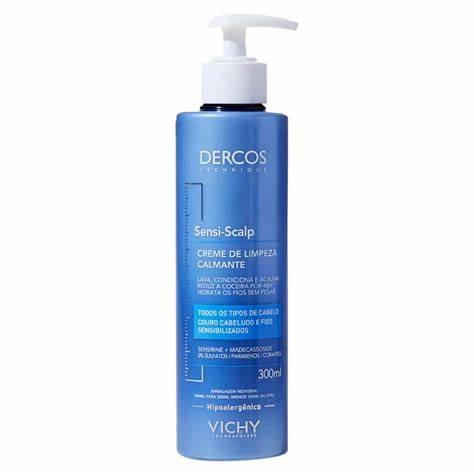 Vichy Dercos Sensi-Scalp Creme Limpeza Calmante 300ml