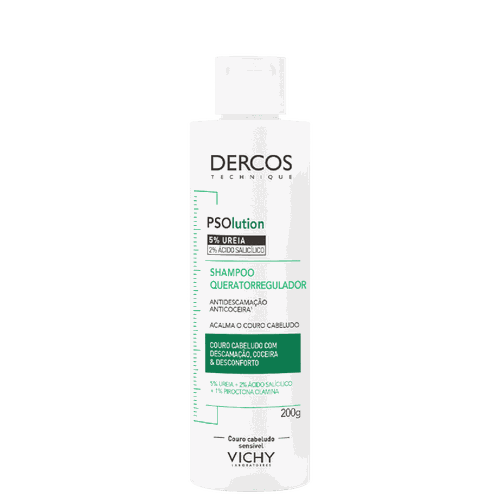 Vichy Dercos Shampoo Queratorregulador PSOlution 200g