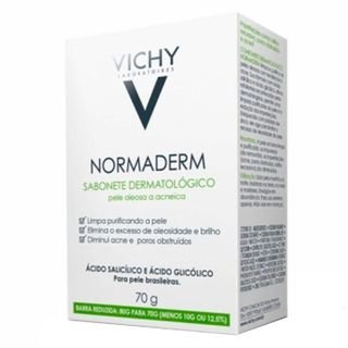 Vichy Sabonete Dermatológico Facial Normaderm 70g