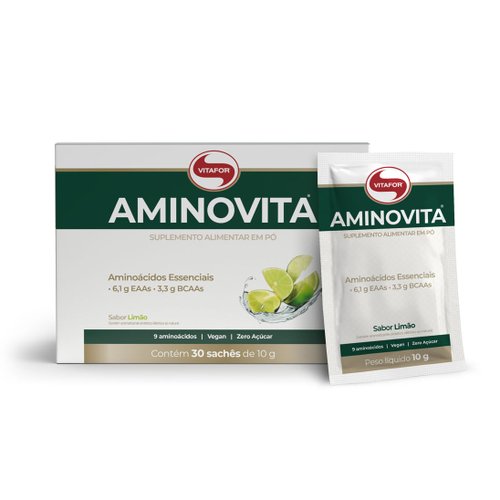 Vitafor Aminovita Limão 10g 30 Sachês