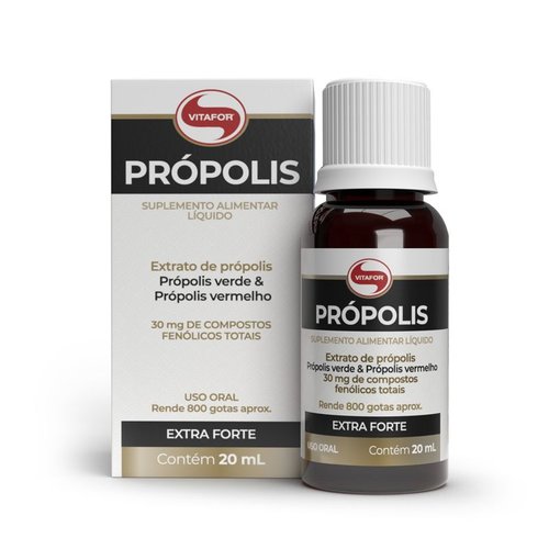 Vitafor Extrato de Própolis Verde & Vermelho Extra Forte Gotas 20ml