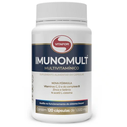 Vitafor Imunomult 1000mg com 120 Cápsulas