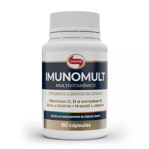 Vitafor Imunomult 1000mg com 60 Cápsulas