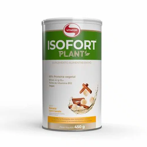 Vitafor Isofort Plant Banana com Canela 450g
