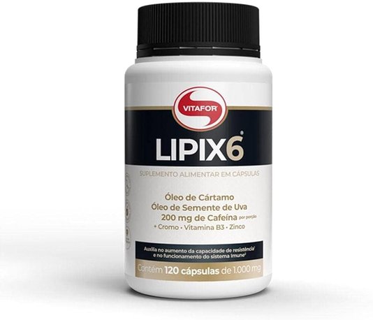 Vitafor Lipix 6 1000mg com 120 Cápsulas