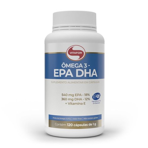 Ômega 3 EPA DHA 120 Cápsulas Vitafor