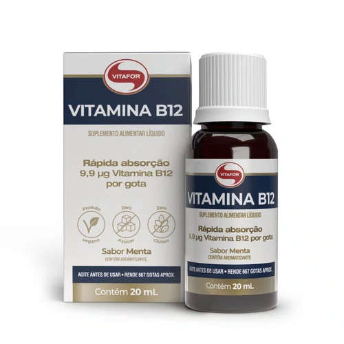Vitafor Vitamina B12 Menta Gotas 20ml