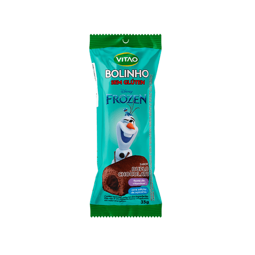 Vitao Bolinho Sem Glúten Duplo Chocolate Disney 35G