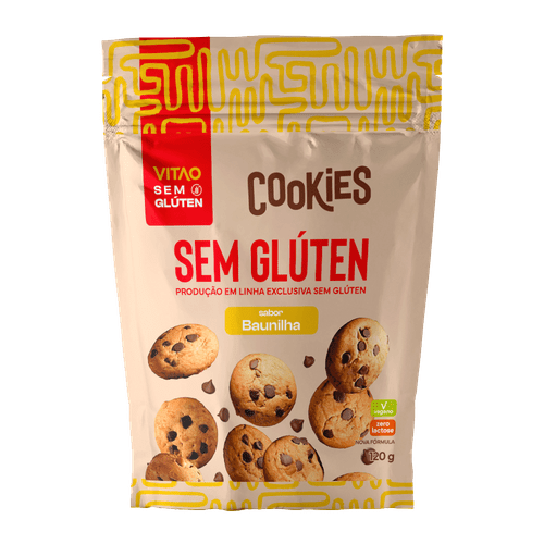 Vitao Cookies Baunilha Sem Glúten 120g