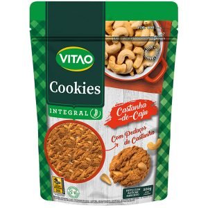 Vitao Cookies Castanha do Caju Integral 120g
