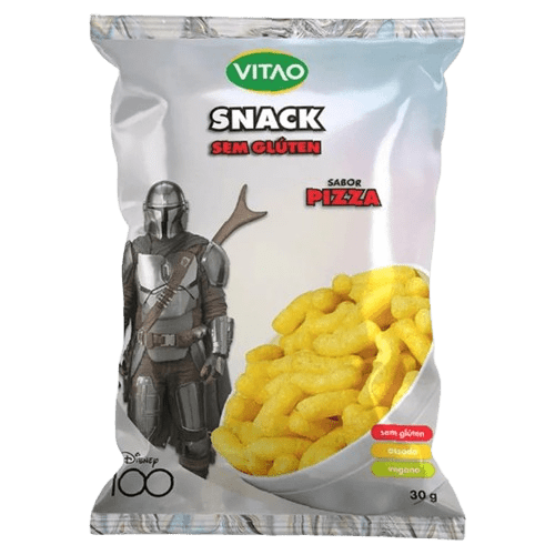 Vitao Snacks Disney Sem Glúten Pizza 30g