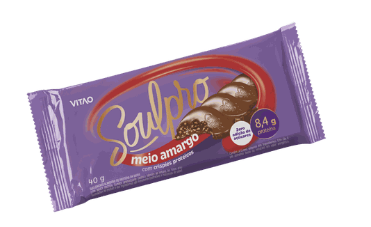Vitao Soulpro Chocolate Meio Amargo Zero 40g