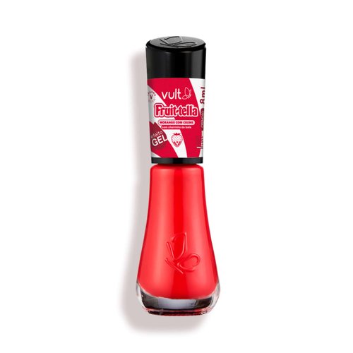 Vult Esmalte 5Free Vermelho Morango com Creme Fruit-tella 8ml