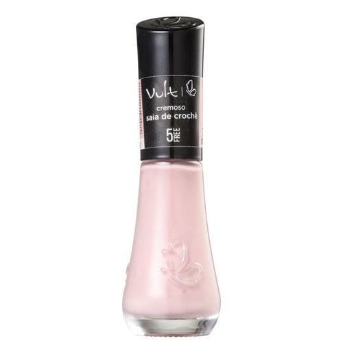 Vult Esmalte Cremoso Rosa Saia de Crochê 5Free 8ml