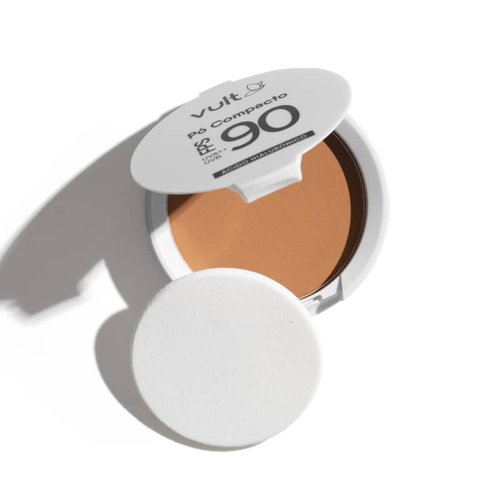 Vult Pó Compacto Facial Médio Escuro Cor 4 FPS 90 6g