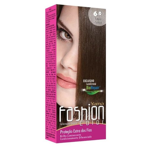 Yama Fashion Color Coloração Creme Louro Escuro 6.0