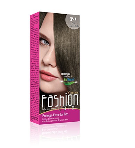 Yama Fashion Color Coloração Creme Louro Acinzentado 7.1
