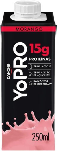 YoPro Bebida Láctea Morango Danone 250ml