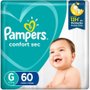 Pampers Fralda Confort Sec G 60UN