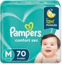 Pampers Fralda Confort Sec M 70UN