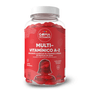 Goma Vitamin Multi A-Z Feminino Suplemento de Vitaminas e Minerais Sabor Framboesa 60 Gomas